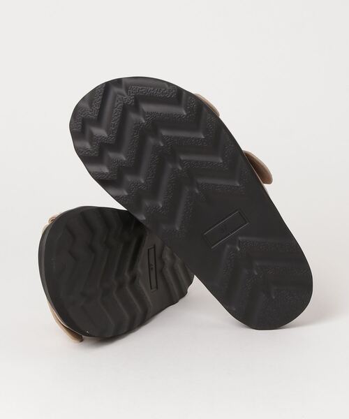 「MOHI」 フラットサンダル 24.5cm ブラック レディース_画像3