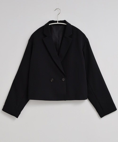 COS テーラードジャケット ショート丈 Black 46 COS テーラードジャケット ショート丈 Black 46 COS テーラード