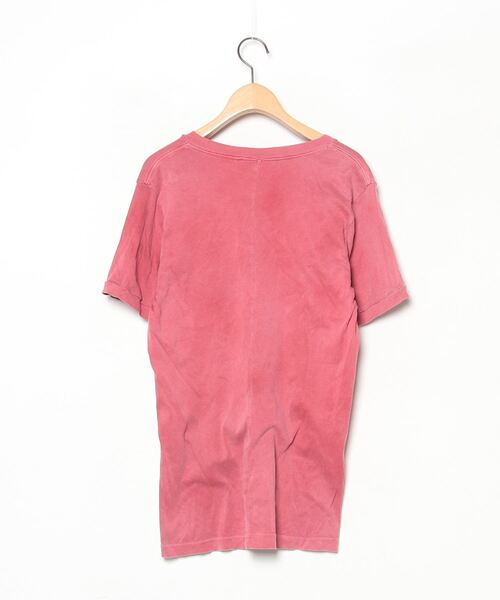 「SCHORL」 刺繍半袖Tシャツ 46 レッド メンズ_画像2