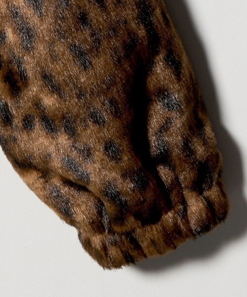 6 コート アウター 「6(ROKU)」フェイクファー レオパード ブルゾン