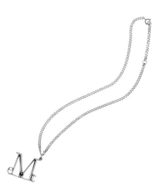 ネックレス A'GEM/9 × .kom 「MUCENT/ムーセント」 LUMET METAL LOGO NECKLACE UNISEX/メタルロゴネの画像