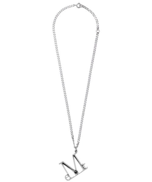 ネックレス A'GEM/9 × .kom 「MUCENT/ムーセント」 LUMET METAL LOGO NECKLACE UNISEX/メタルロゴネの画像
