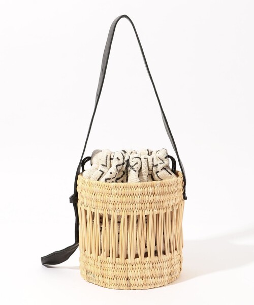 「KECH LeS ESSENTIELS」 かごバッグ FREE ベージュ レディース_4