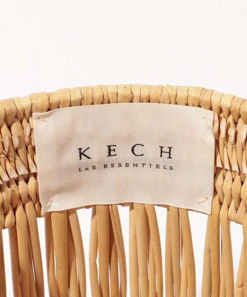 「KECH LeS ESSENTIELS」 かごバッグ FREE ベージュ レディース_8