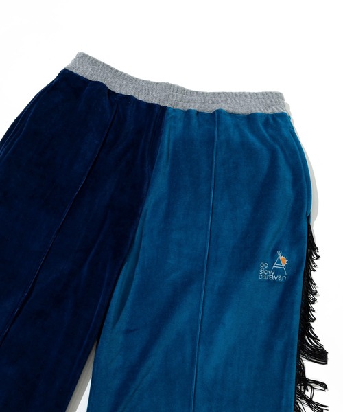 go slow caravan（ゴースローキャラバン） パンツ ベロア クレイジー