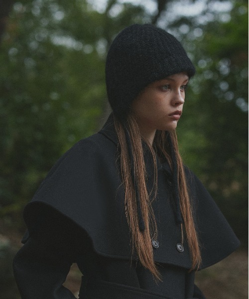 ad thie（アドティエ） ニット帽 ニットキャップ イヤーフラップ