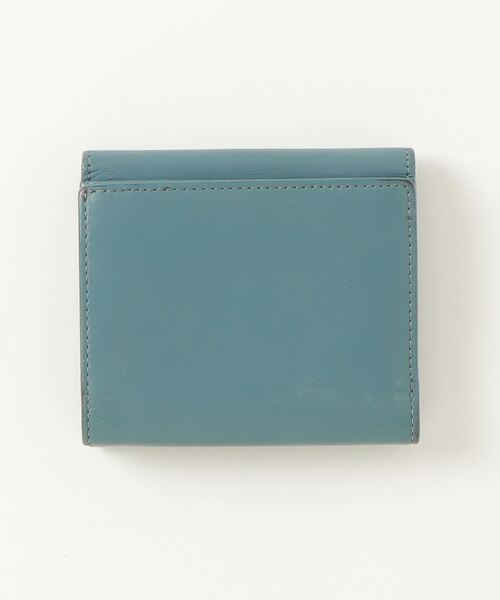 未使用　タグ付きagnes b. アニエスベー レザー二つ折り財布　スカイブルー 未使用 タグ付きagnes b. アニエスベー レザー二つ折り財布 スカイ