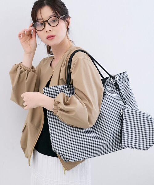 トートバッグ 「撥水」ナイロンパッカブルトート レディースの画像