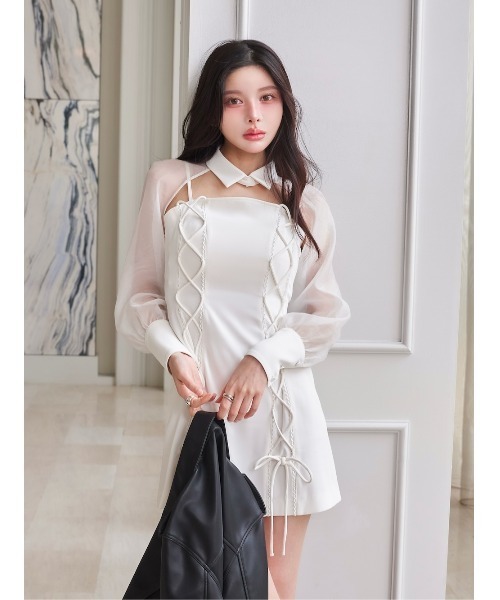 「Darich」 キャミソールワンピース - ピンク レディース_画像4