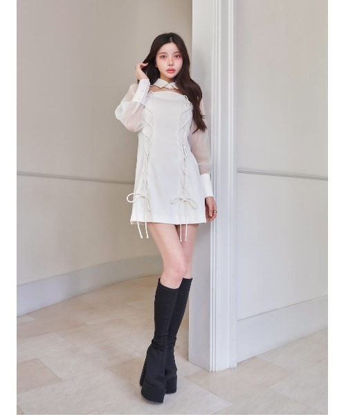 「Darich」 キャミソールワンピース - ピンク レディース_画像6