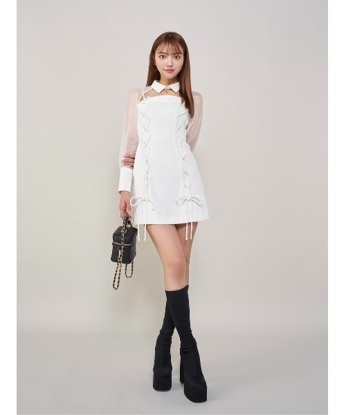 「Darich」 キャミソールワンピース - ピンク レディース_画像8