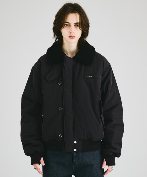 SELLE GLANT（セレグランテ） ma1 ma-1 N-2B CONVERTIBLE BOA BLOUSON