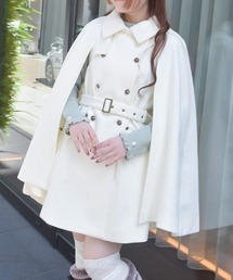 ダブルボタン ショートコート ダッフルコート axes femme（アクシーズ ファム） ダッフルコート コート ダブルボタン