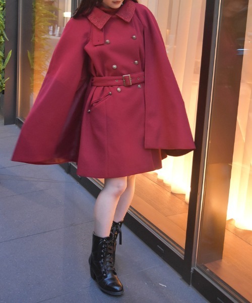 axes femme（アクシーズ ファム） ダッフルコート コート ダブルボタン