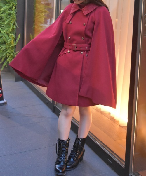 axes femme（アクシーズ ファム） ダッフルコート コート ダブルボタン