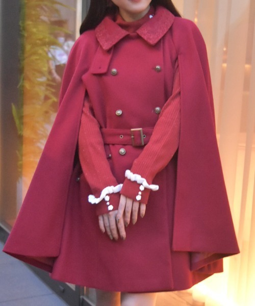 axes femme（アクシーズ ファム） ダッフルコート コート ダブルボタン