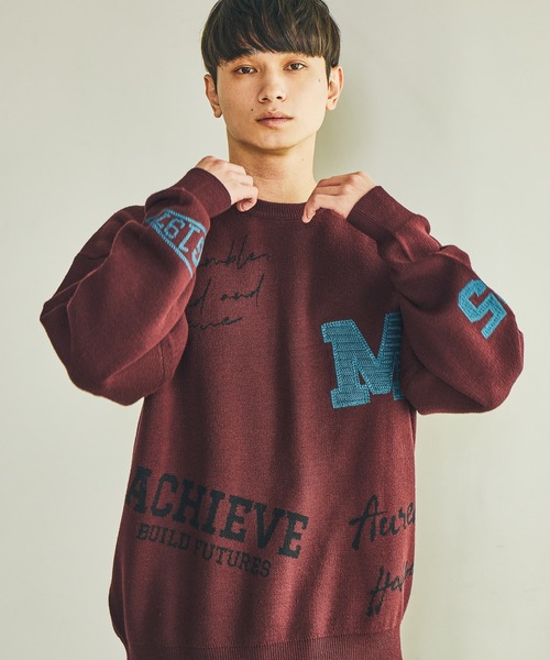 LAKOLE（ラコレ） セーター ニット トビガラ刺繍ニットプルオーバー