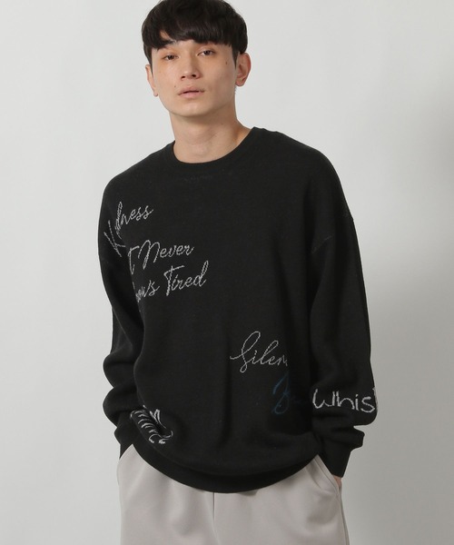 LAKOLE（ラコレ） セーター ニット トビガラ刺繍ニットプルオーバー