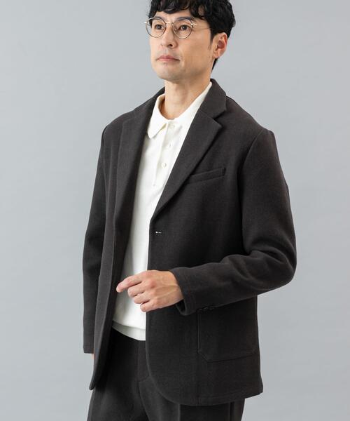 Rosso StylelabN3Bメルトンジャケット URBAN RESEARCH ROSSO MEN セットアップ 「XLサイズあり」light melton