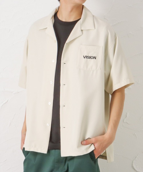 「VISION STREET WEAR」 半袖シャツ L ブラック メンズ_画像8