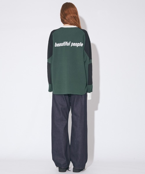 ビューティフルピープル   スウェットプルオーバー beautiful people（ビューティフルピープル） トレーナー スウェット