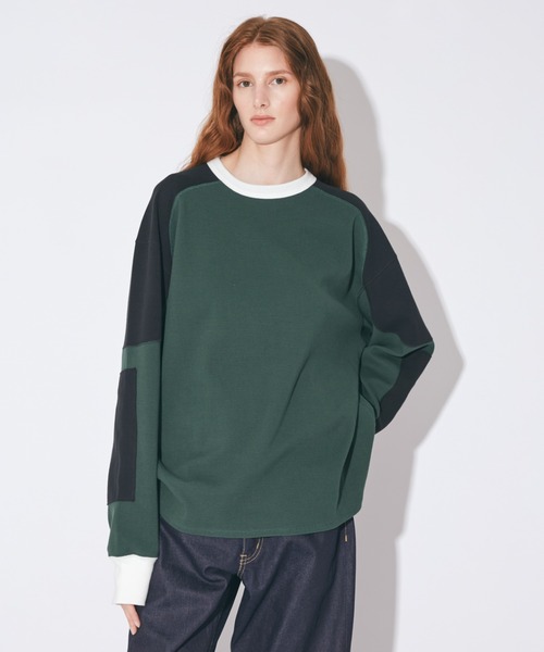 □□beautiful people ビューティフルピープル ナイロンスウェットプルオーバー SIZE 34 1335310408 グリーン □□ beautiful people ビューティフルピープル ナイロンスウェット