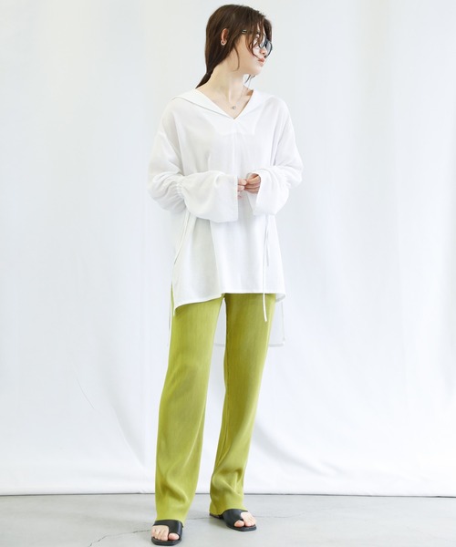 select MOCA（セレクトモカ） イージーパンツ FREE オレンジ