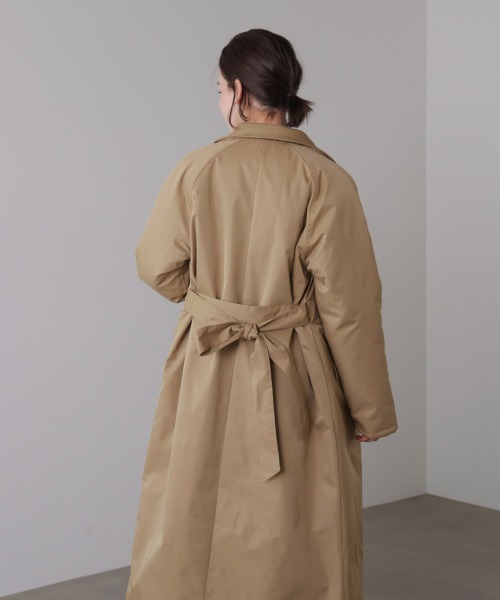 ブージュルード（Bou Jeloud）/ナイロンオーバーサイズトレンチコート Bou Jeloud（ブージュルード） トレンチコート コート ナイロン