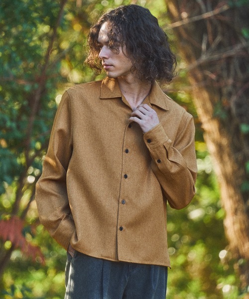 Casper John（キャスパージョン） シャツ Imitation butcher linen
