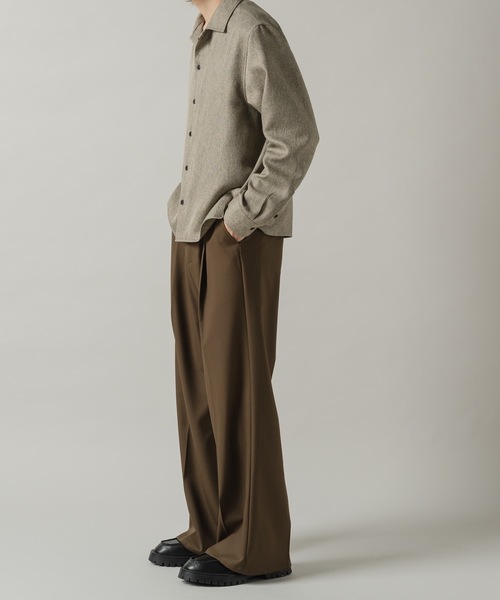 Casper John（キャスパージョン） シャツ Imitation butcher linen