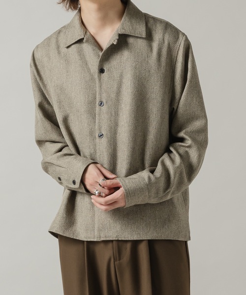 Casper John（キャスパージョン） シャツ Imitation butcher linen