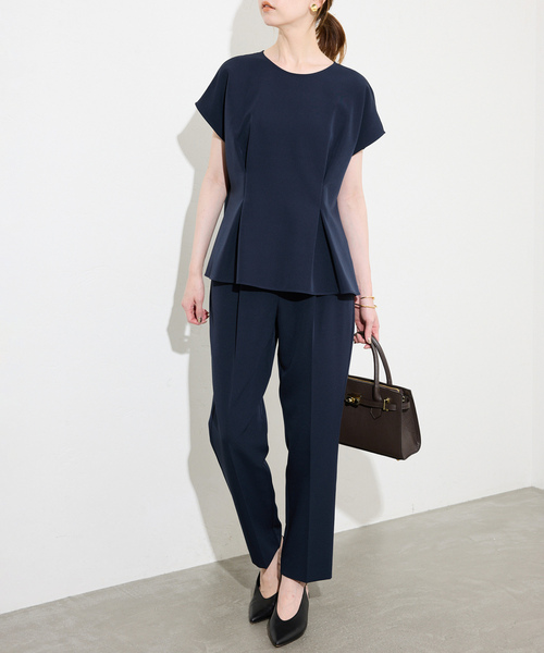 SLOBE IENA パンツスーツ　ネイビー　38 SLOBE IENA（スローブイエナ） パンツ 38 ネイビー レディース