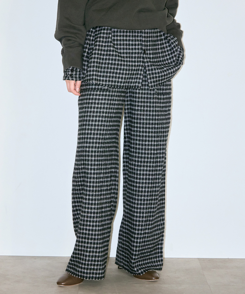 新品cityshop パッチワークパンツ CITYSHOP（シティショップ） パンツ CHECK パンツ レディース