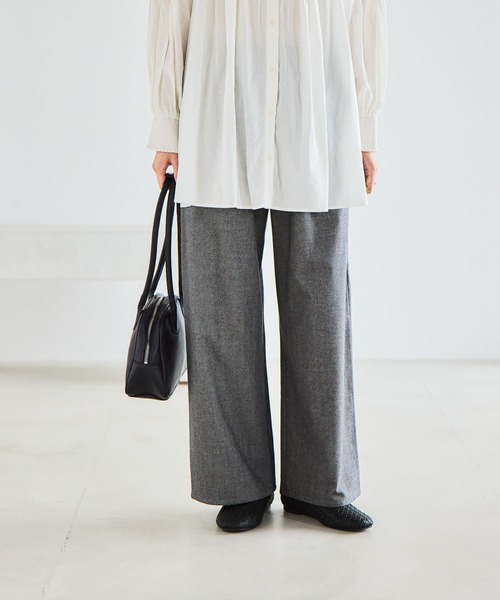 studio CLIP（スタディオクリップ） パンツ ツイードライクストレート