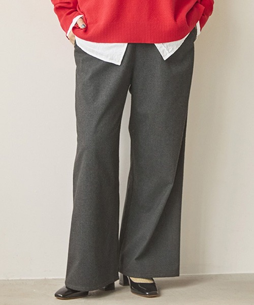 studio CLIP（スタディオクリップ） パンツ ツイードライクストレート