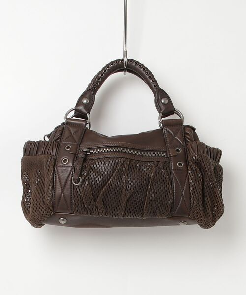 miu miu（ミュウミュウ） ハンドバッグ - ブラウン レディース