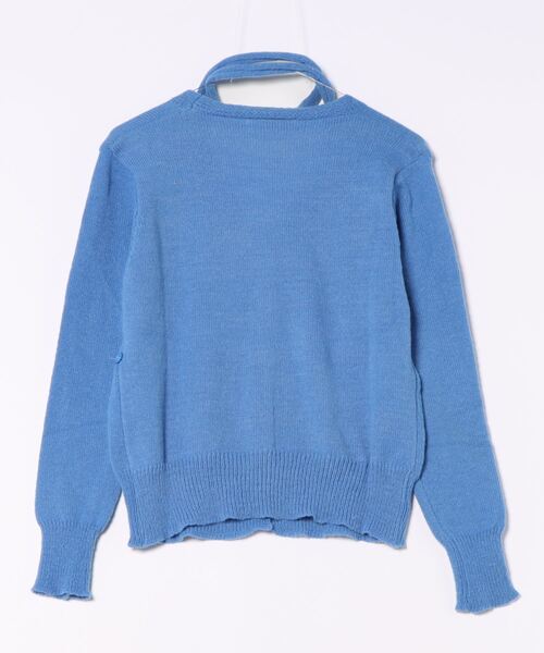 「almo」 ニットカーディガン FREE グレー レディース_画像2