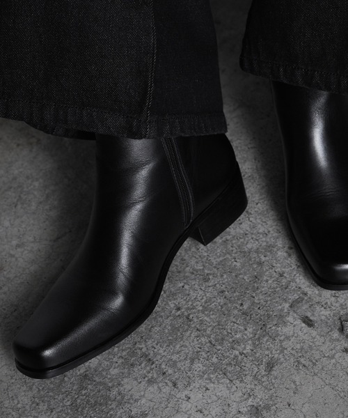 「CALLNE」 レザーシューズ 40 ブラック メンズ_画像3