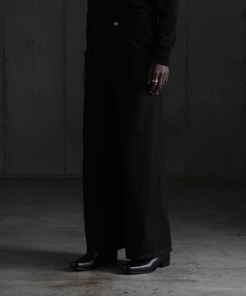 「CALLNE」 レザーシューズ 40 ブラック メンズ_画像5