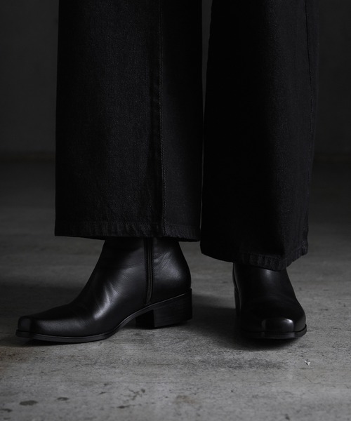 「CALLNE」 レザーシューズ 40 ブラック メンズ_画像9