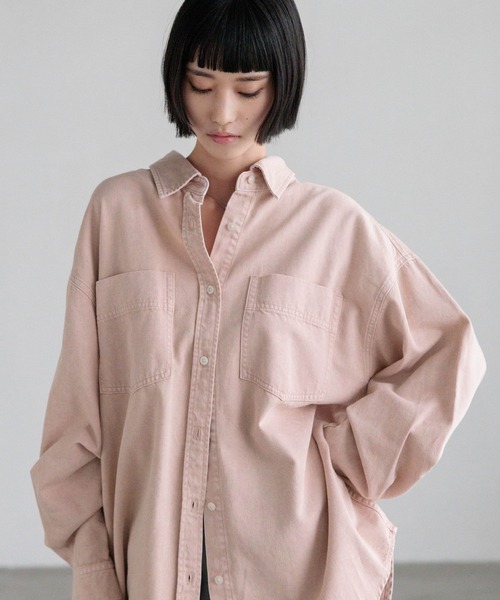 ブラウス シャツ アソートデニムＢＩＧシャツ　606472 レディース | LOWRYS FARM