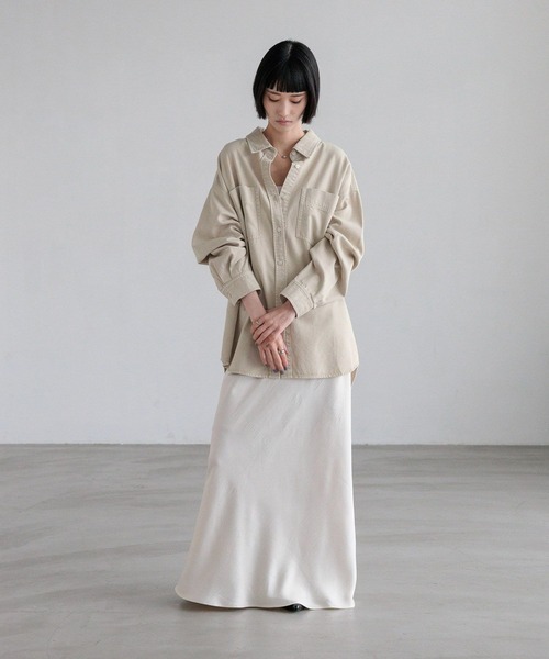 ブラウス シャツ アソートデニムＢＩＧシャツ　606472 レディース | LOWRYS FARM | 08