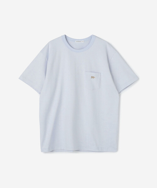 「SCYE BASICS」 半袖Tシャツ 40 ライトグリーン メンズ_画像2