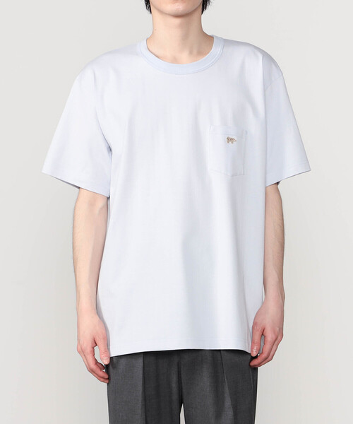 「SCYE BASICS」 半袖Tシャツ 40 ライトグリーン メンズ_画像9