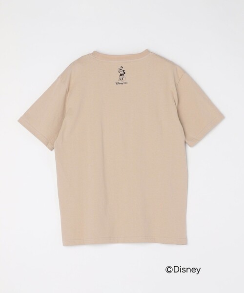 「SHIPS Colors」 半袖Tシャツ「Disneyコラボ」 LARGE ベージュ メンズ_画像3