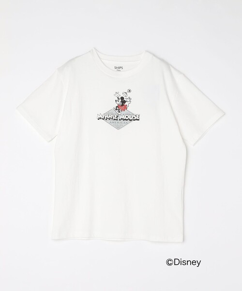 「SHIPS Colors」 半袖Tシャツ「Disneyコラボ」 LARGE ベージュ メンズ_画像9