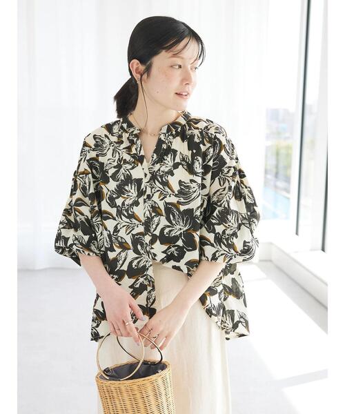 「CRAFT STANDARD BOUTIQUE」 長袖ブラウス FREE アイボリー レディース_画像2