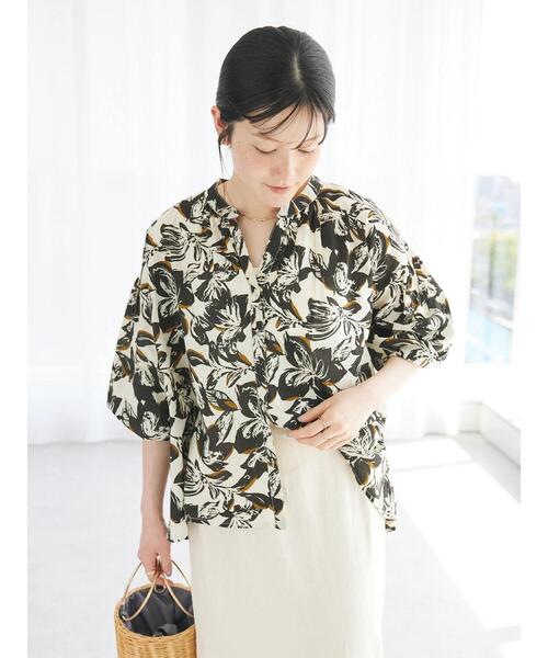 「CRAFT STANDARD BOUTIQUE」 長袖ブラウス FREE アイボリー レディース_画像4