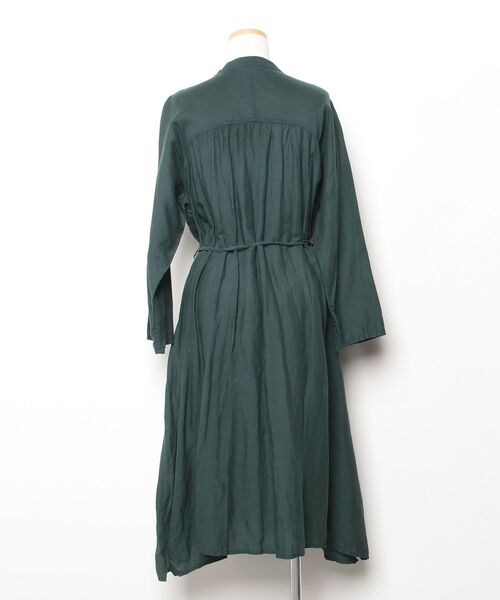 「Plantation」 長袖ワンピース M size グリーン レディース_画像2