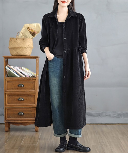 シャツワンピース コーデュロイシャツワンピース : ZOZOTOWN Yahoo!店